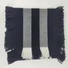 Burberry Black Wool Half Mega Fashion Plaid Check Fringe Scarf 40583951 In Black
