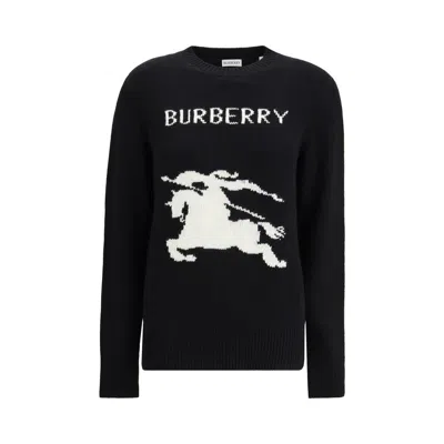 Burberry Black Wool Sweatshirt