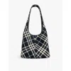Burberry Small Check Shoulder Bag In Black/calico