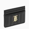 BURBERRY BURBERRY BLACK/GOLD LOLA CARD CASE IN
