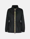 Burberry 'blackpool' Black Polyamide Raincoat