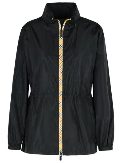 Burberry 'blackpool' Black Polyamide Raincoat