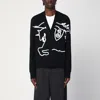 Burberry Ekd-embroidered Cotton Sweatshirt In Black