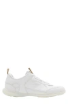 Burberry Leather Matrix Sneakers In Optic White