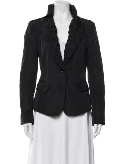 Pre-owned Burberry Blazer In Black