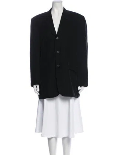 Pre-owned Burberry Blazer In Black