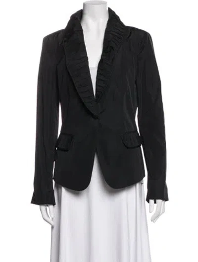 Pre-owned Burberry Blazer In Black