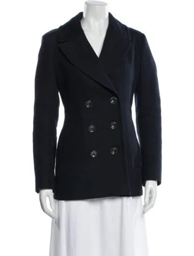 Pre-owned Burberry Blazer In Blue
