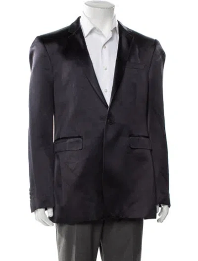 Pre-owned Burberry Blazer In Blue