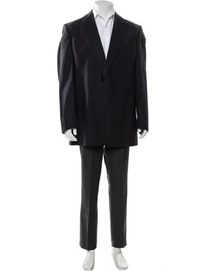 Pre-owned Burberry Blazer In Blue
