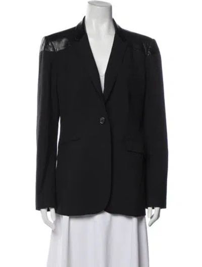 Pre-owned Burberry Blazer In Blue