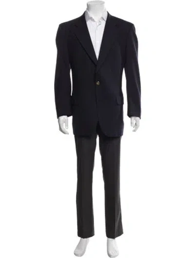 Pre-owned Burberry Blazer In Blue
