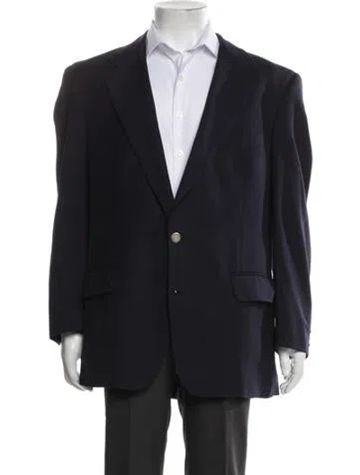 Pre-owned Burberry Blazer In Blue