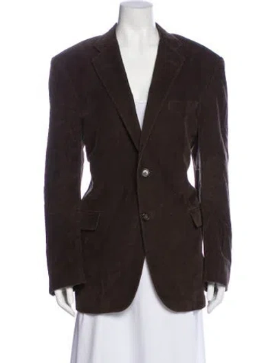 Pre-owned Burberry Blazer In Brown