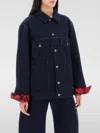 Burberry Logo-patch Denim Jacket In 蓝色