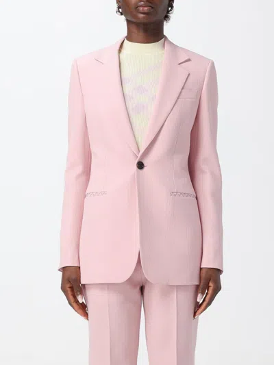 BURBERRY BLAZER BURBERRY WOMAN COLOR PINK,F26086010