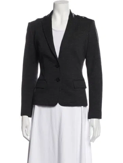 Pre-owned Burberry Blazer In Grey