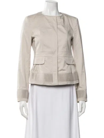Pre-owned Burberry Blazer In Neutral
