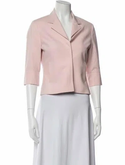 Pre-owned Burberry Blazer In Pink
