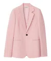 Burberry Tailored Mini Jacket In Pink