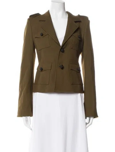 Pre-owned Burberry Blazer W/ Tags In Green