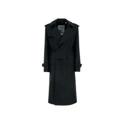 BURBERRY BLEND SILK TRENCH COAT
