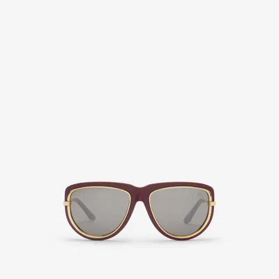 Burberry Blinker Pilot Sunglasses​ In Brown