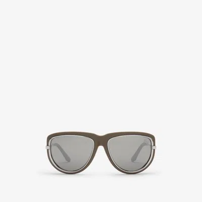 Burberry Blinker Pilot Sunglasses​ In Brown