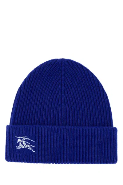 BURBERRY BLUE CAP WITH LOGO