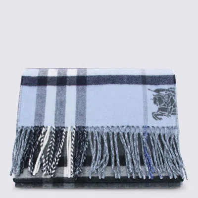 Burberry Blue Cashmere Scarf