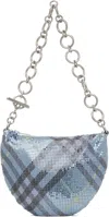 Burberry Blue Chainmail Bag
