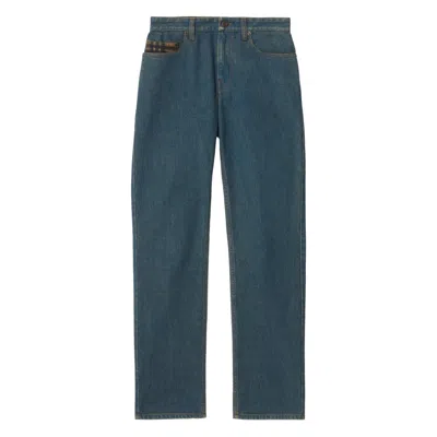 Burberry Blue Denim - Straight-leg Jeans Women