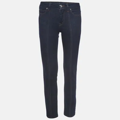 Burberry Blue Denim Skinny Leg Jeans S Waist 26"