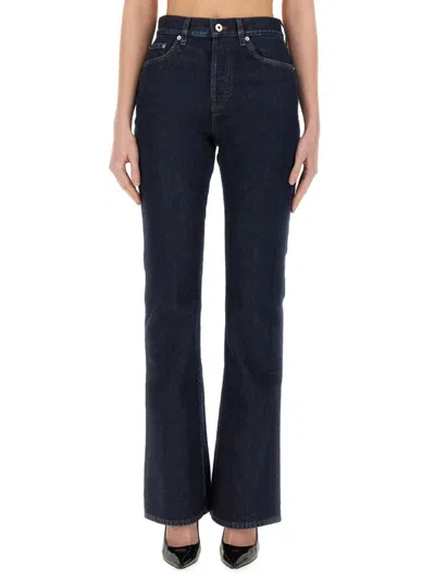Burberry Straight Fit Denim Jeans In Blue