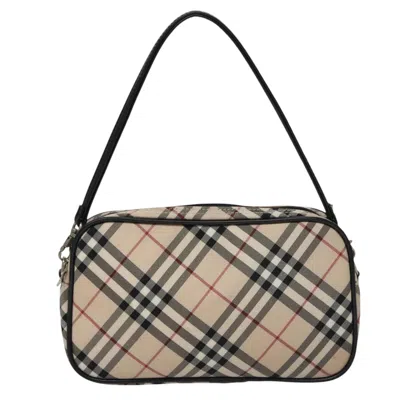 Pre-owned Burberry Blue Label Beige Canvas Shoulder Bag ()