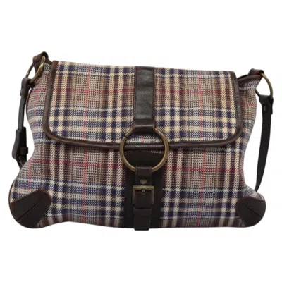 Pre-owned Burberry Blue Label Beige Canvas Shoulder Bag ()