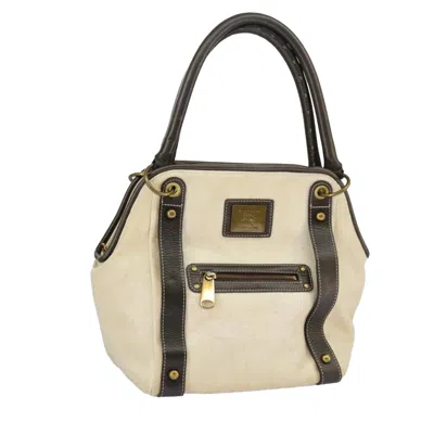 Pre-owned Burberry Blue Label Beige Canvas Tote Bag ()