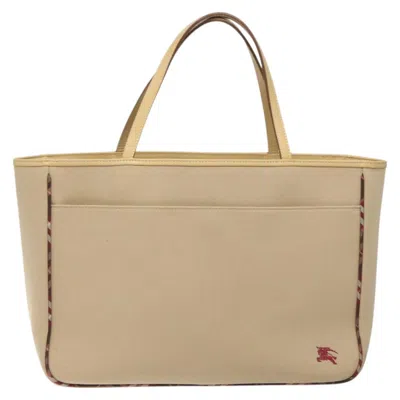 Pre-owned Burberry Blue Label Beige Canvas Tote Bag ()