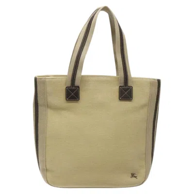 Pre-owned Burberry Blue Label Beige Canvas Tote Bag ()
