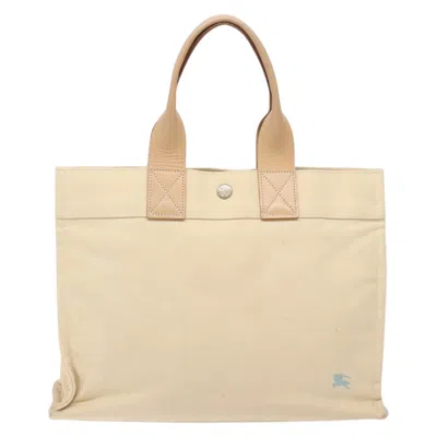 Pre-owned Burberry Blue Label Beige Canvas Tote Bag ()