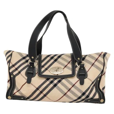 Pre-owned Burberry Blue Label Beige Canvas Tote Bag ()