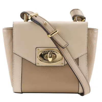 Pre-owned Burberry Blue Label Beige Leather Shoulder Bag () In Sand