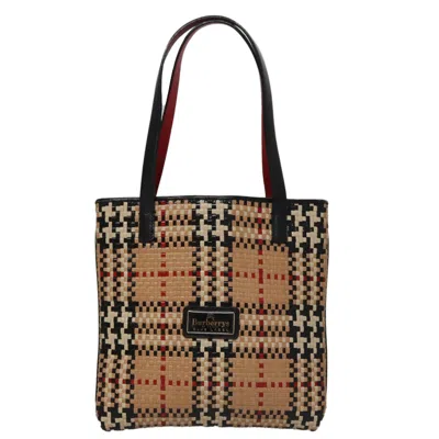 Pre-owned Burberry Blue Label Beige Leather Tote Bag () In Sand