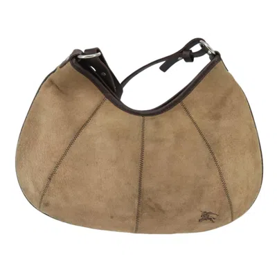 Pre-owned Burberry Blue Label Beige Suede Shoulder Bag ()