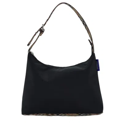 Pre-owned Burberry Blue Label Black Canvas Shoulder Bag ()