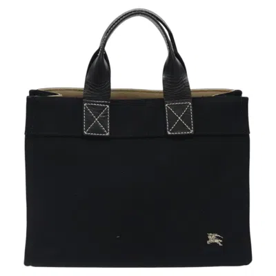 Pre-owned Burberry Blue Label Black Canvas Tote Bag ()