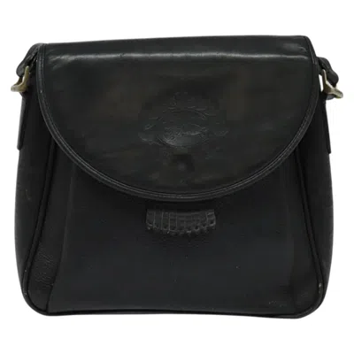 Pre-owned Burberry Blue Label Black Leather Shoulder Bag ()