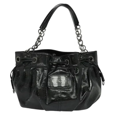 Pre-owned Burberry Blue Label Black Leather Shoulder Bag ()