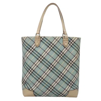 Pre-owned Burberry Blue Label Blue Canvas Tote Bag ()