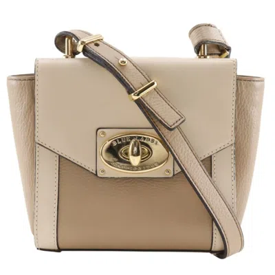 Pre-owned Burberry Blue Label Leather Shoulder Bag () In Sand